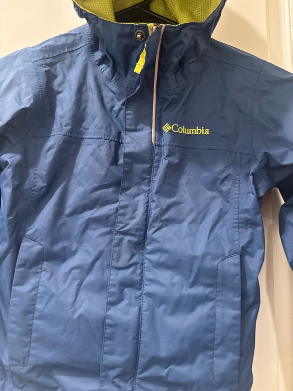 Columbia Kids' Blue Hooded Rain Jacket Size XXS - Picture 4 of 4